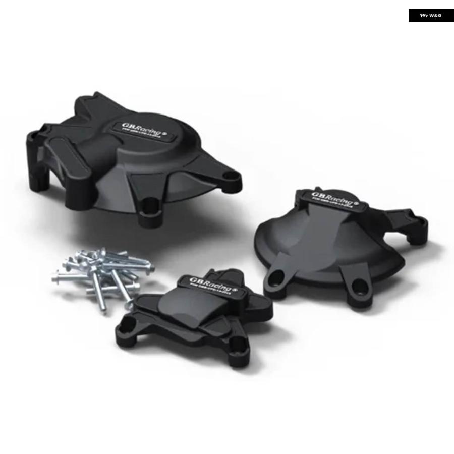 並行輸入品バイク エンジン ドロップ エンジン サイドカバー エンジン カバー ヤマハ YZF-R1 2009-2014 2010-13の画像