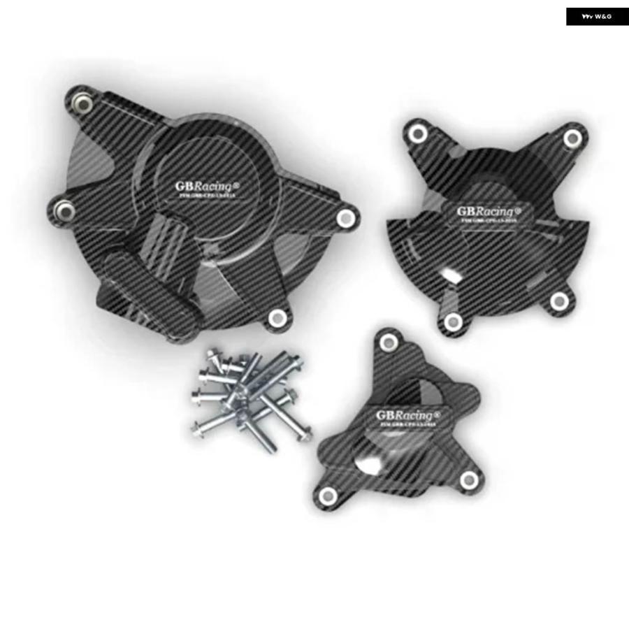 並行輸入品バイク エンジン ドロップ エンジン サイドカバー エンジン カバー ヤマハ YZF-R1 2009-2014 2010-13の画像