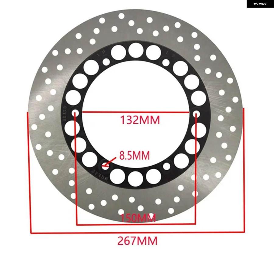 並行輸入品バイク ブレーキディスク ローター ヤマハ MAXIM-XJ700S XS400RK FAZER-FZX700S FZ1-FZS1000 FZ1-FZS1T FZ600 RADIAN-YX600W RZ350Lの画像