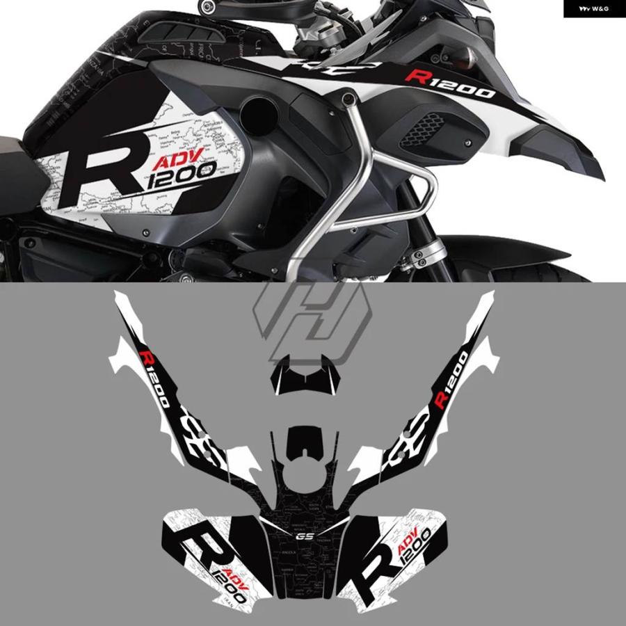 並行輸入品バイク デカール キット ケース BMW R1200GS アドベンチャー R1200 ADV 2014-2017_5
