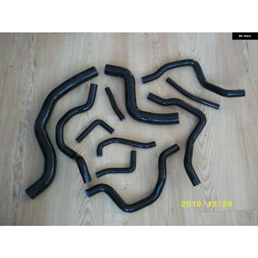 並行輸入品三菱 ランサー EVO 7 8 CT9A 4G63 ターボ 2001-2005 シリコン ラジエーター ホース パイプ チューブ 2001-05の画像