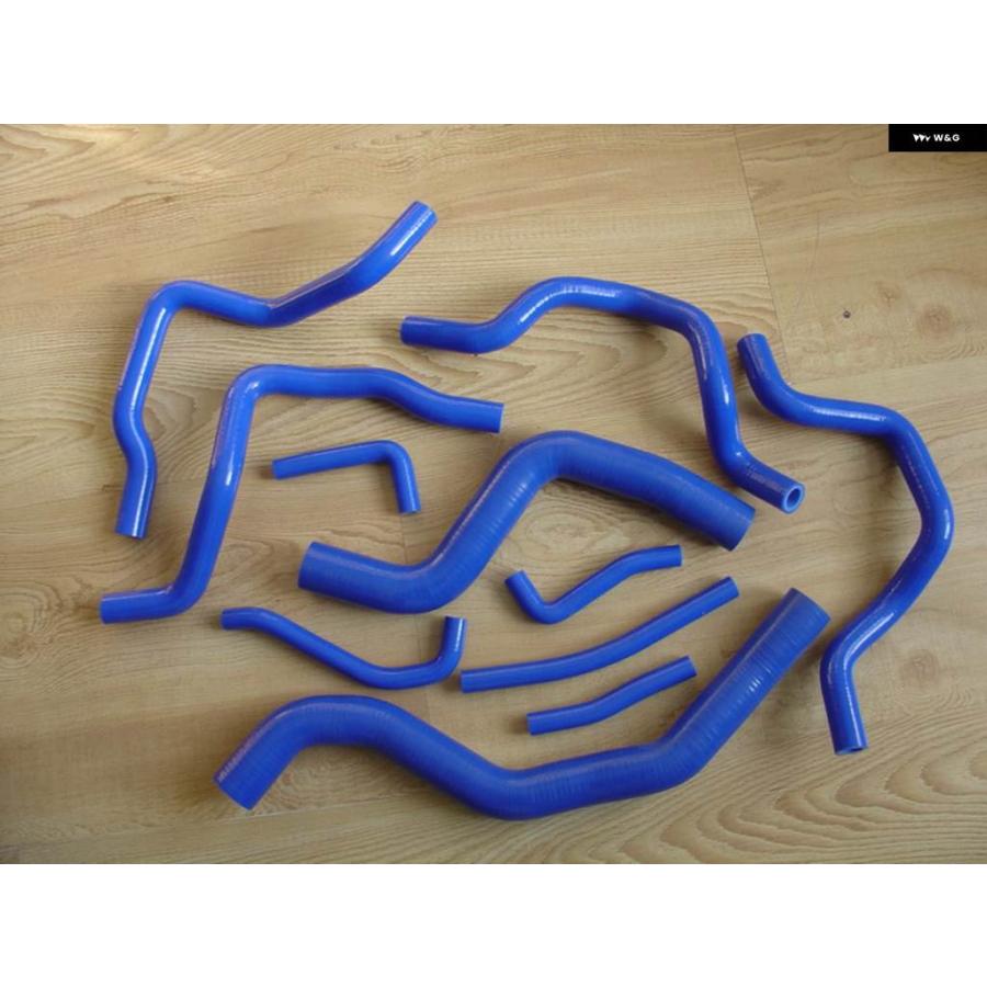 並行輸入品三菱 ランサー EVO 7 8 CT9A 4G63 ターボ 2001-2005 シリコン ラジエーター ホース パイプ チューブ 2001-05の画像