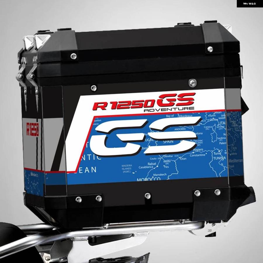 並行輸入品バイク反射 ステッカー BMW パニアケース アルミ R1200GS