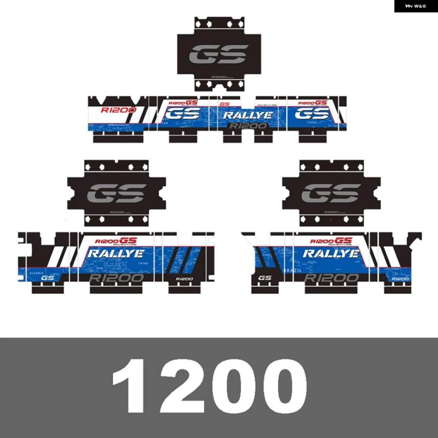 並行輸入品バイク反射 ステッカー BMW パニアケース アルミ R1200GS