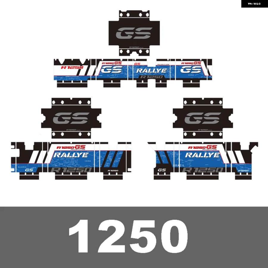 並行輸入品バイク反射 ステッカー BMW パニアケース アルミ R1200GS