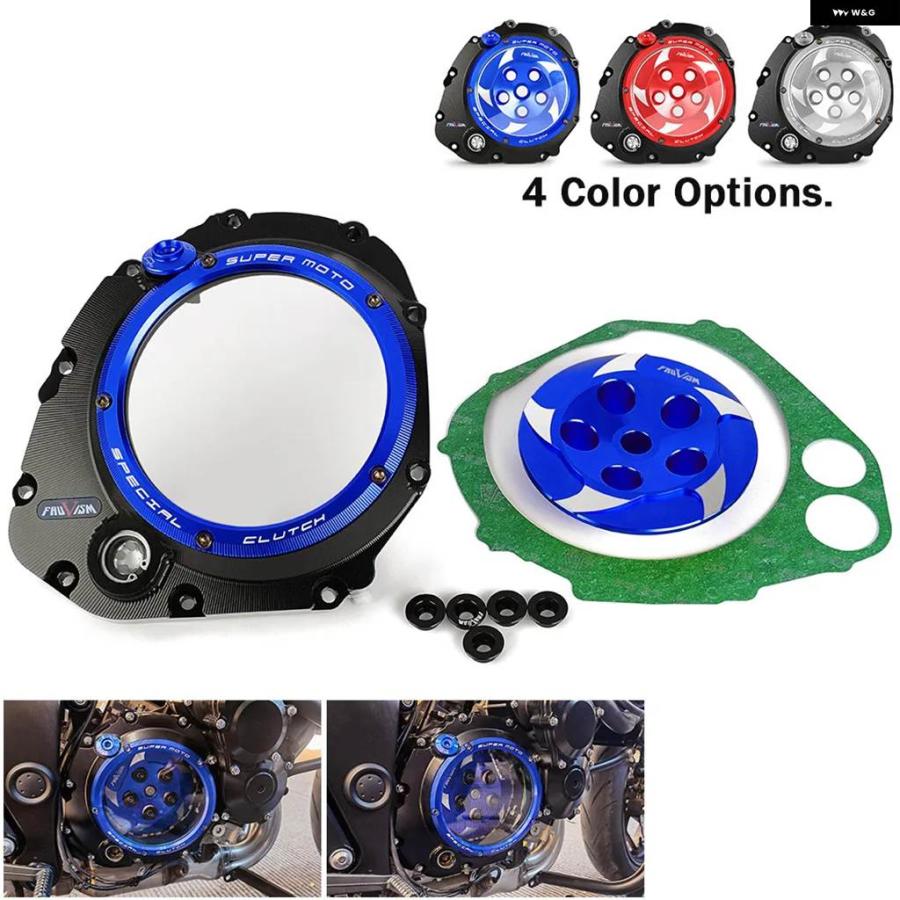 並行輸入品スズキ GSXS750 GSXS 750 2005-2022 エンジン クリア クラッチ カバー プロテクター ガードの画像
