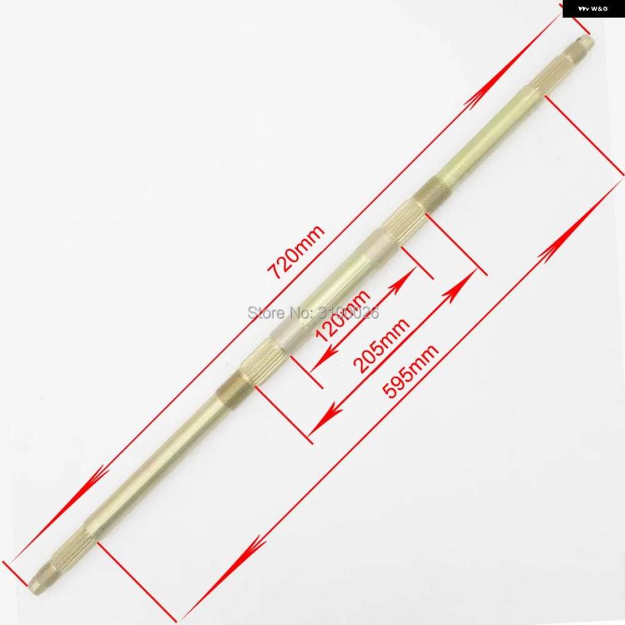 並行輸入品710MM M8*3 ホイールハブ リアアクスル アッセンブリー 428# 37T スプロケット 160MM ディスクブ_2
