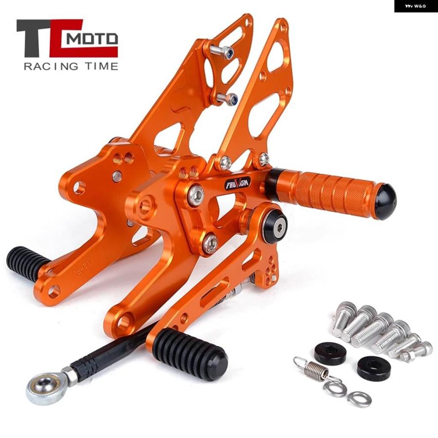 並行輸入品オートバイ フットレスト キット 調整可能 リアセット KTM 1290 SUPER DUKE R GT 2014-20_6