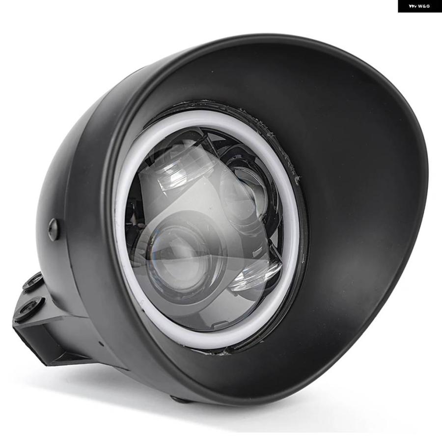 並行輸入品バイク ヘッドライト LED 5.75インチ バイク ライト システム ハーレー スポーツスター ダイナ ホンダ スズキの画像