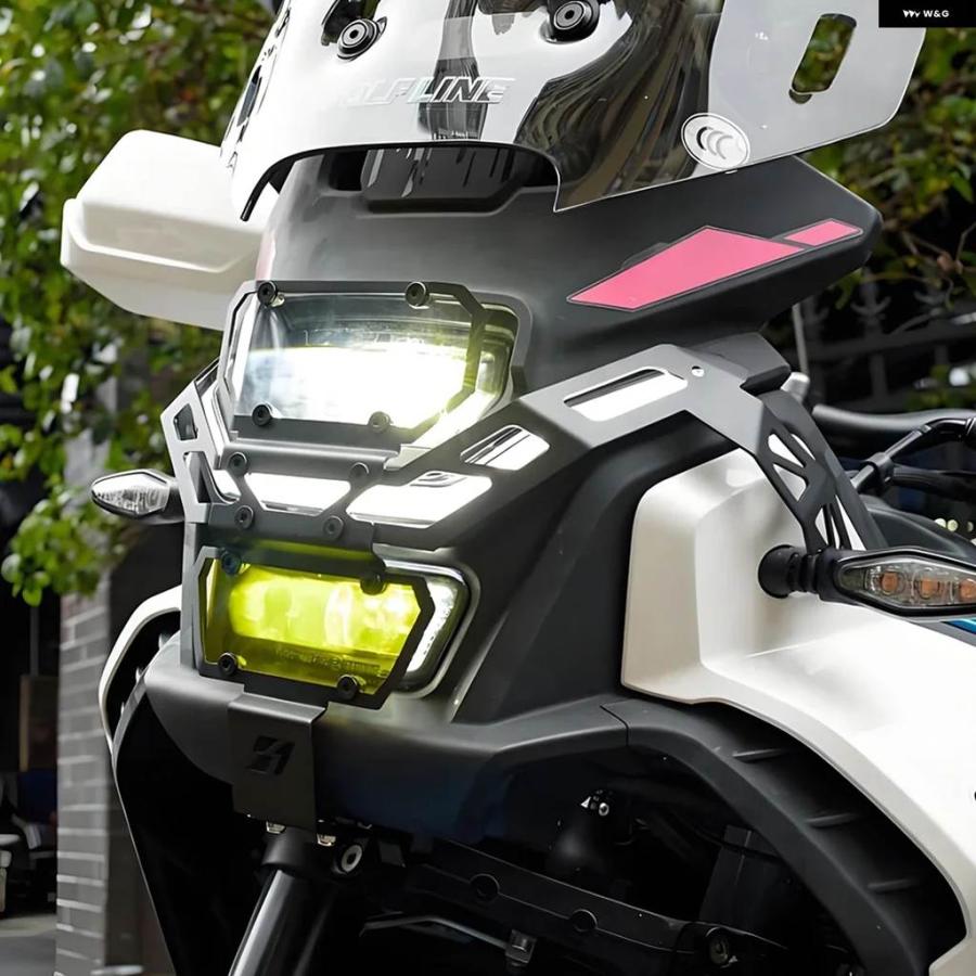 並行輸入品CFMOTO 450MT 2024-2025 バイク ヘッドライト プロテクター ライトカバー ガード MT450  カの画像