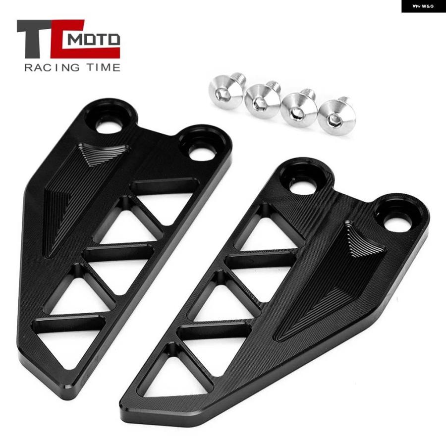 並行輸入品オートバイ フットペグ フットレスト リアセット ヒールプレート ガード プロテクター KTM DUKE 390 250の画像