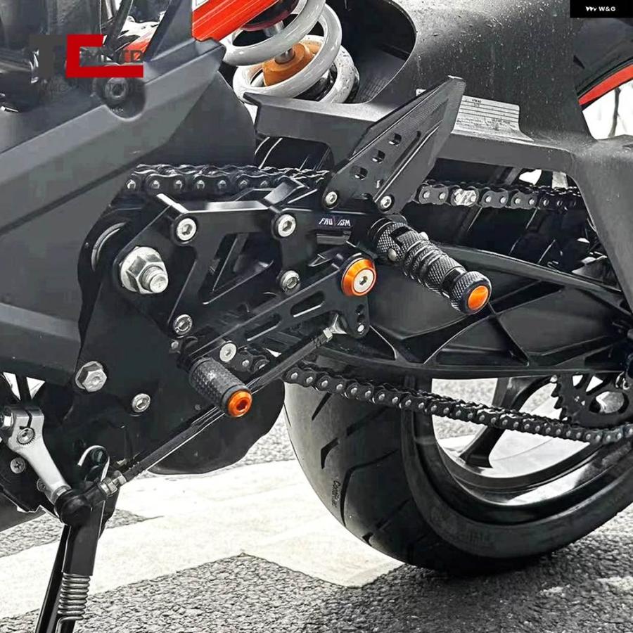 並行輸入品オートバイ フットレスト リアセット KTM RC390 RC200 RC125 200 2014 -2020 - 23_5