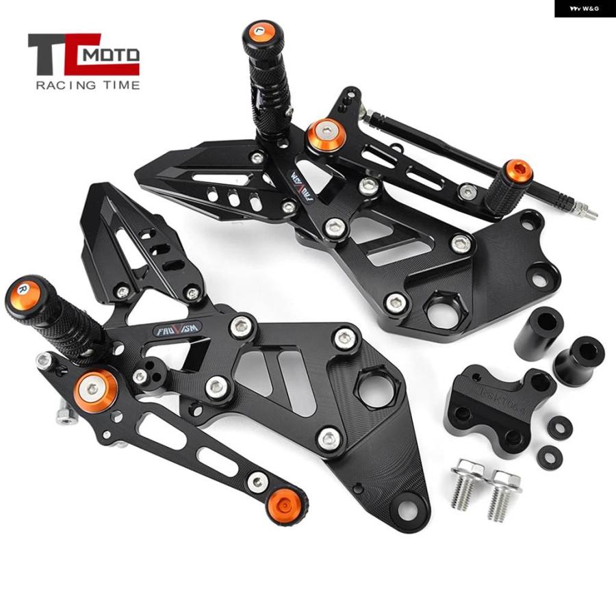 並行輸入品オートバイ フットレスト リアセット KTM RC390 RC200 RC125 200 2014 -2020 - 23_8
