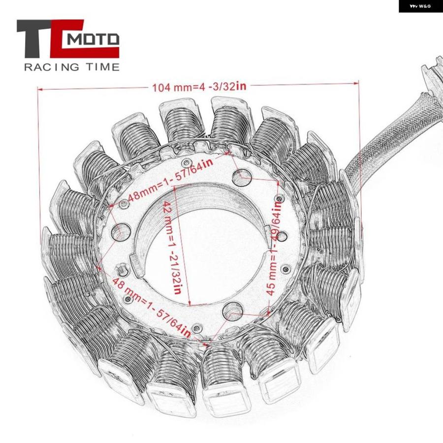 並行輸入品600CC エンジン ジェネレーター マグネト ステーター コイル ベネリ BN600 TNT600 BJ600 BJ6の画像