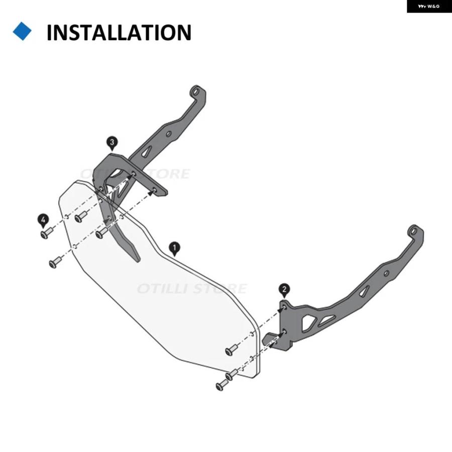 並行輸入品BMW F750GS F850GS F 750 / 850 GS 2017 - 21 PVC オートバイ ヘッドライトの画像
