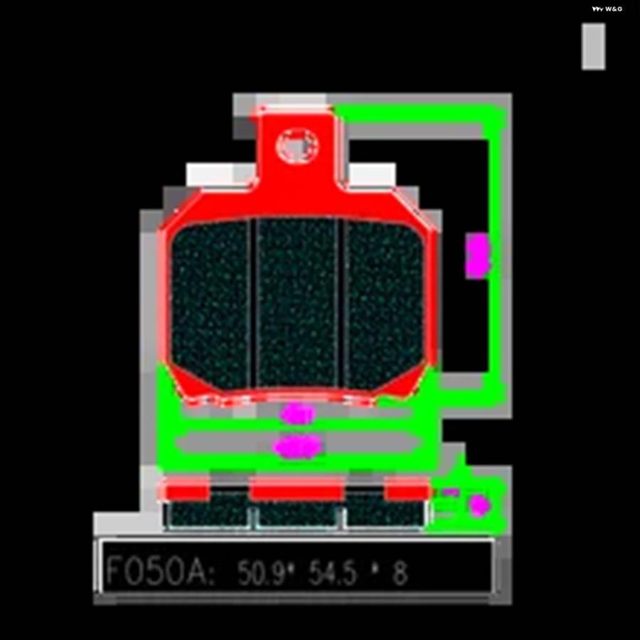 並行輸入品セラミック フロントリア ブレーキ パッド ドゥカティ 821 ハイパーモタード モンスター 899 パニガーレ V2の画像