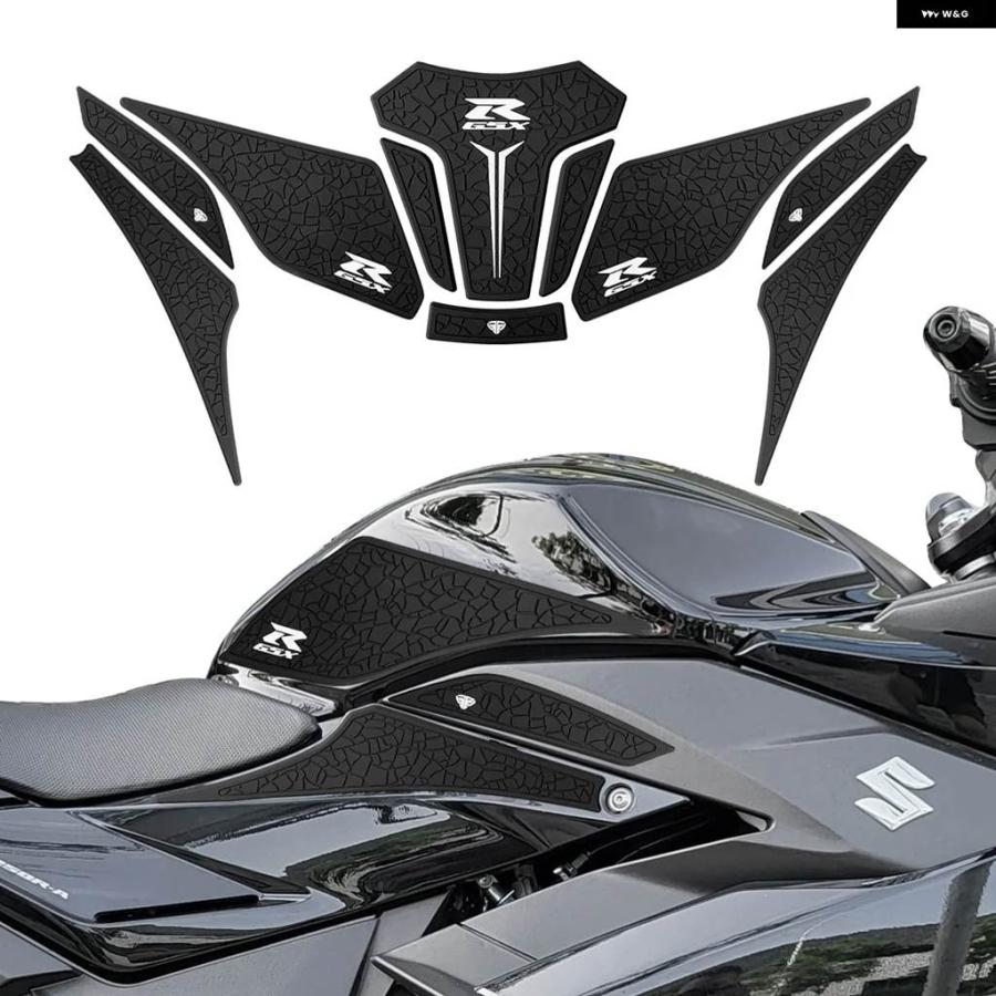 並行輸入品2025 スズキ GSX250R 滑り止め グリップ パッド ステッカーセット フィッシュボーンタンク/ボディ デカール_2