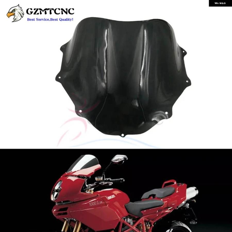 並行輸入品オートバイ フロントウインドシールドガラス サンバイザー デフレクター ウインドスクリーン ドゥカティ MULTISTRの画像