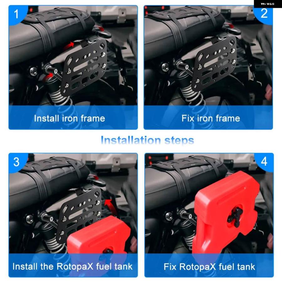 並行輸入品トライアンフ SPEED TWIN 1200 2019 - 22 - 2025 バイク サイドパニアラック サドルバッグ_6
