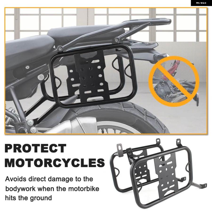 並行輸入品ROYAL ENFIELD HIMALAYAN 450 2024- オートバイ サドルバッグ サポー トラック 取り付け_4