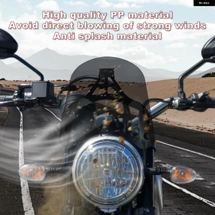 並行輸入品ドゥカティ SCRAMBLER 400 SCRAMBLER 800 2015-2020 オートバイ フロントウインドシーの画像
