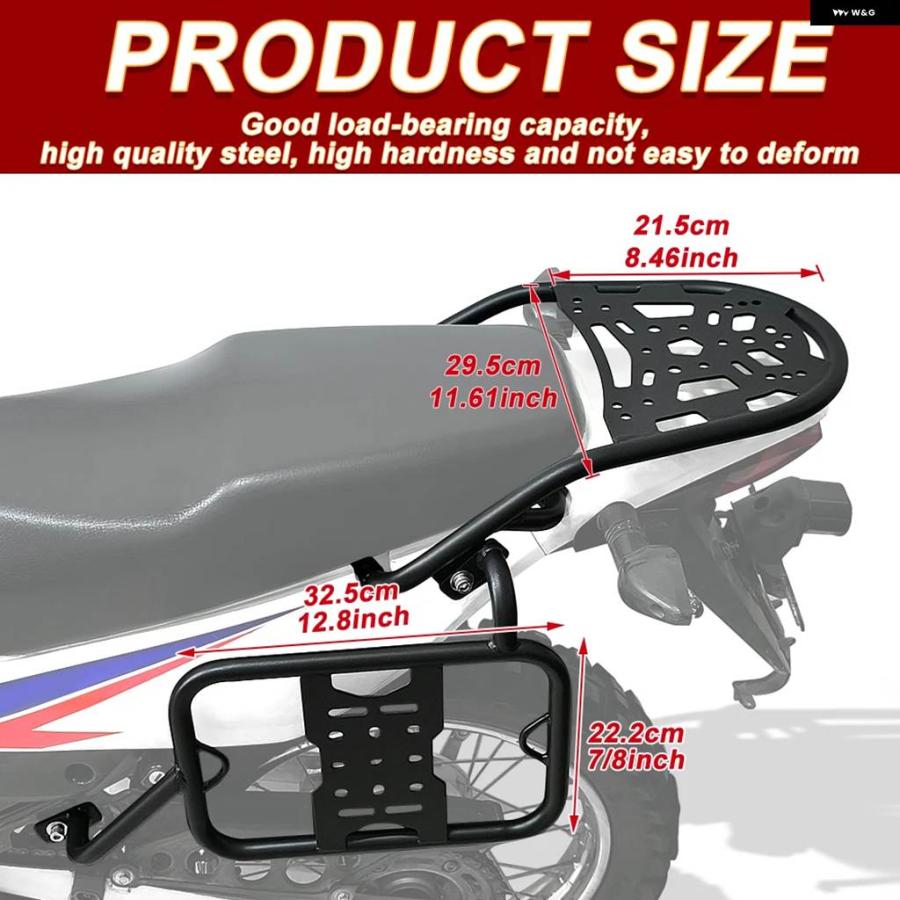 並行輸入品ホンダ XR150L 2014-2024 XR 150 L オートバイ リアラゲッジ