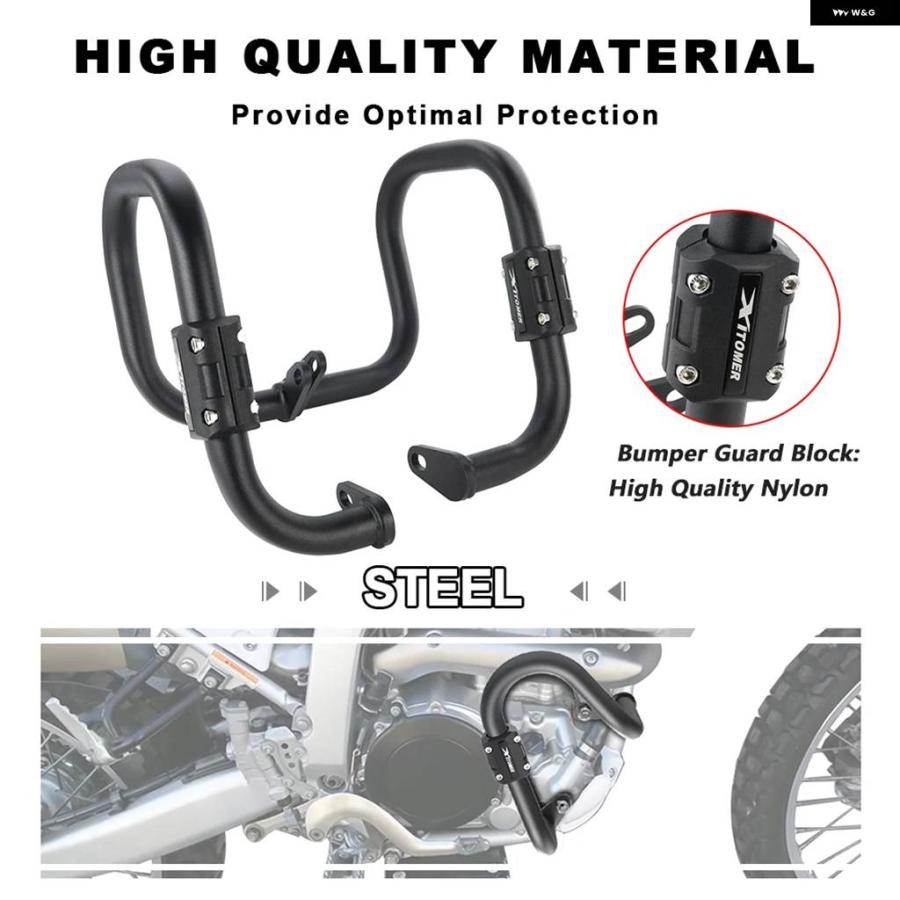 並行輸入品ヤマハ WR250R WR 250R 2008-2019 2020 オートバイ クラッシュ バー エンジン ガード バン