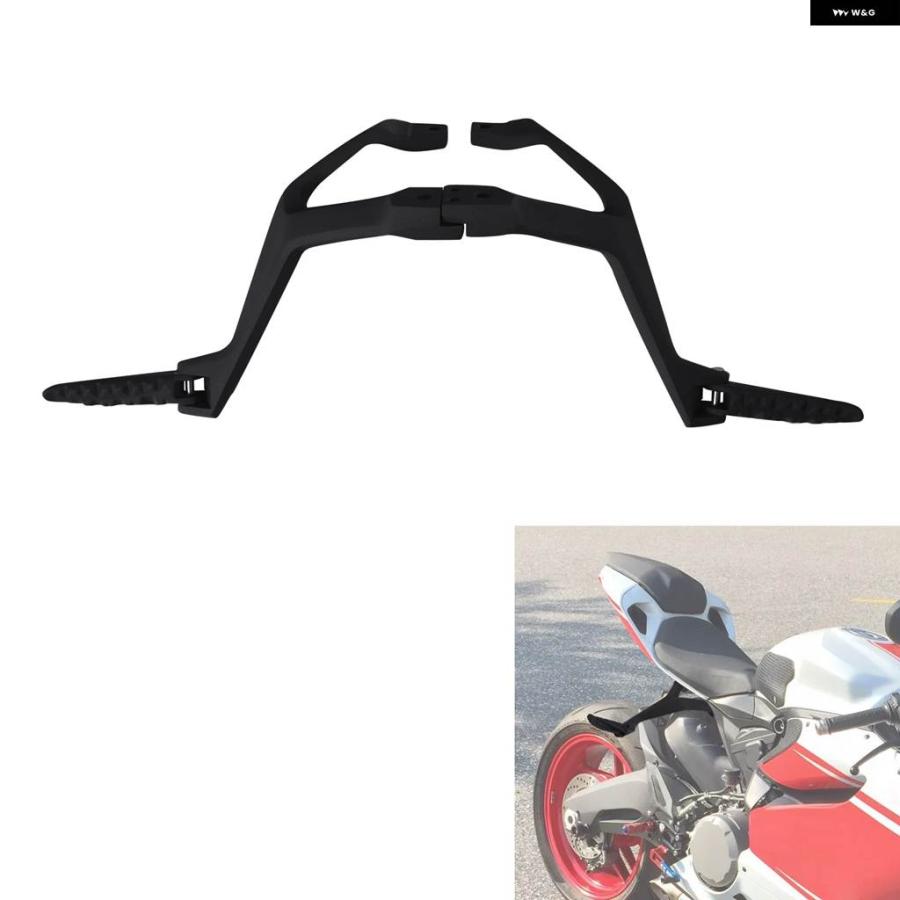 並行輸入品リアパッセンジャー フットペグ フットレスト ブラケット ドゥカティ 899 959 1199 1299 パニガーレ Vの画像