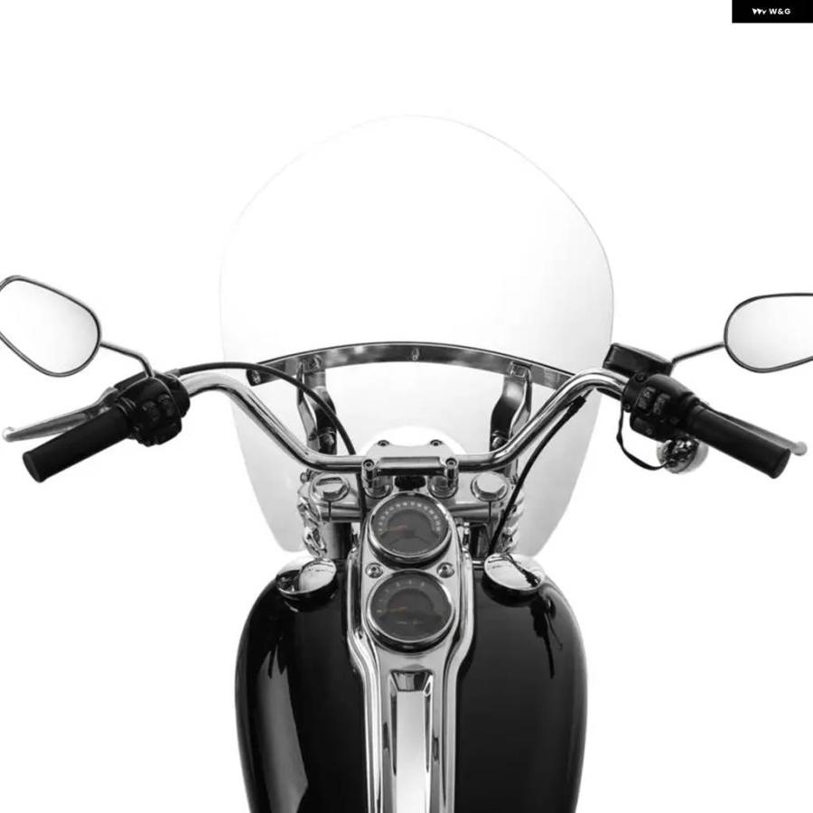 並行輸入品19インチ ウィンドスクリーン 49MM クランプ ハーレー ソフテイル スタンダード FXST 20-22 ストリート_5