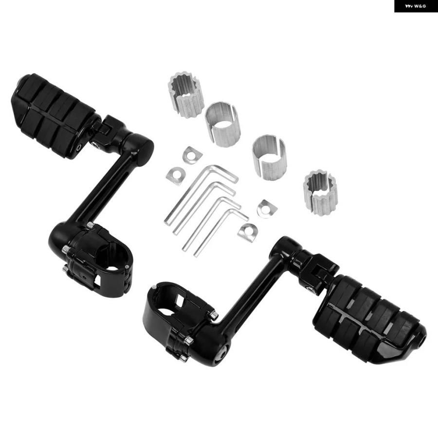 並行輸入品ホンダ ゴールドウイング 1800 オートバイ 調整可能 フットペグ ブラケット 25MM 32MM 35MM  カスタの画像