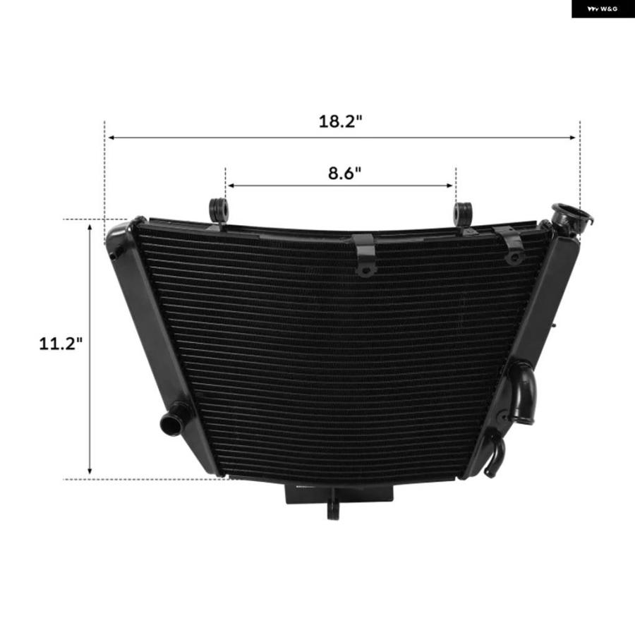 並行輸入品スズキ GSXR600 GSXR750 2011-2022 アルミ エンジン 冷却クーラー ラジエーター  カスタム パの画像