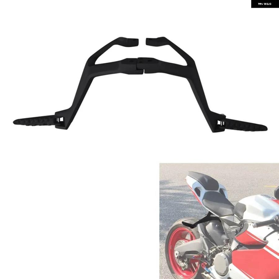 並行輸入品リアパッセンジャー フットペグ レスト ブラケット ドゥカティ 899 959 1199 1299 パニガーレ V2 バの画像
