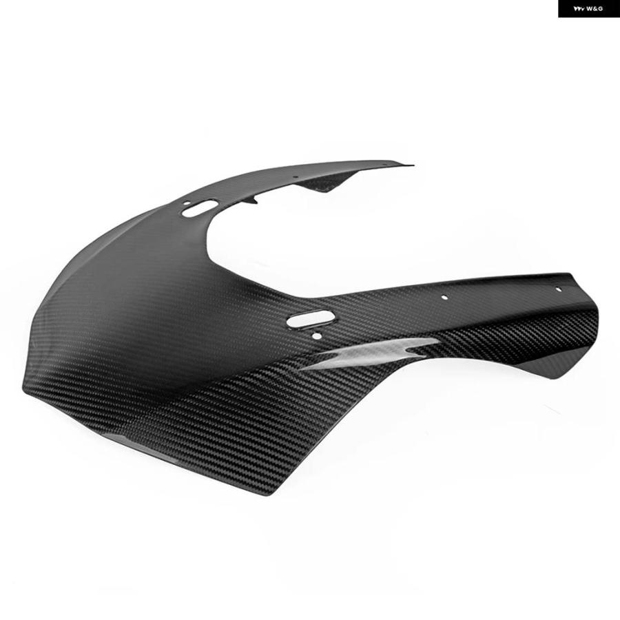 並行輸入品ヤマハ R1M 2015 - 18 オートバイ フロントノーズ フェアリング ヘッドカウル カーボン ツイル グロスの画像