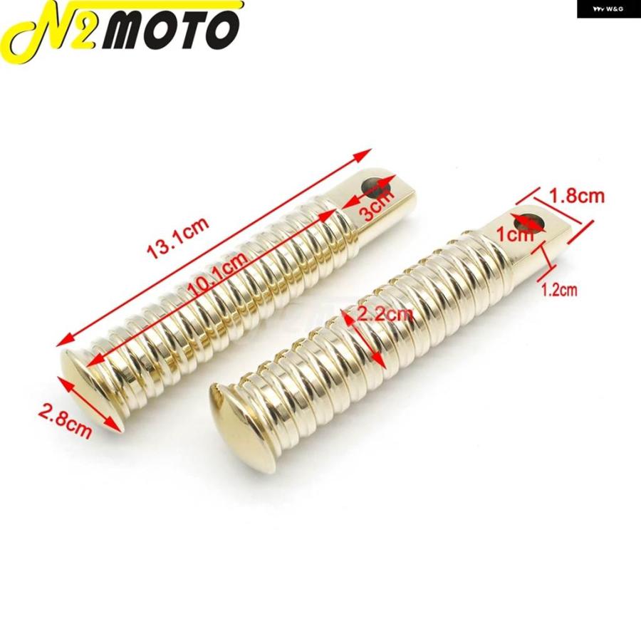 並行輸入品10MM オートバイ ドライバー オス マウント フットレスト 8MM フット シフター ペグ ハーレー スポーツスター ダイナ ソフテイル FXST Fの画像