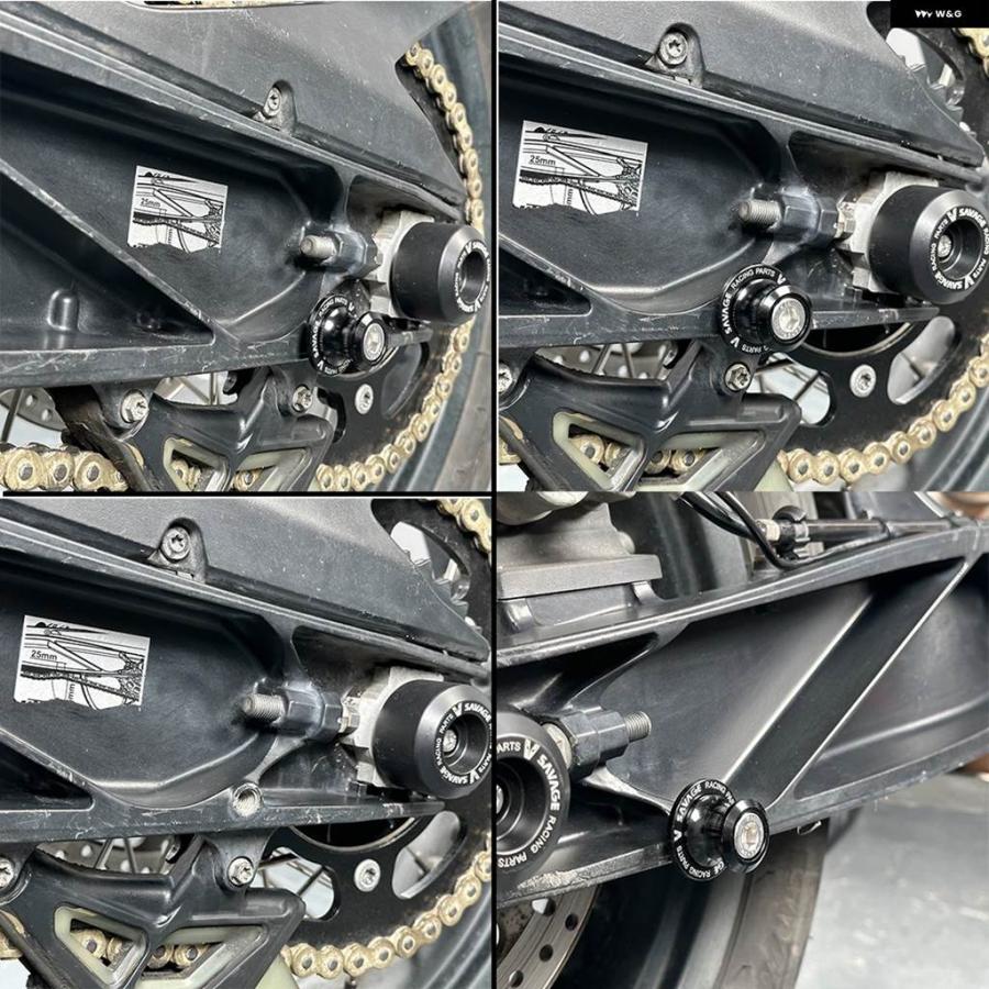 並行輸入品ホイールアクスルスピンドル フォーク スライダー クラッシュ プロテクター 1050 1090 1190 790 890アドベンチャー/R 1290スーパーアドベンチの画像