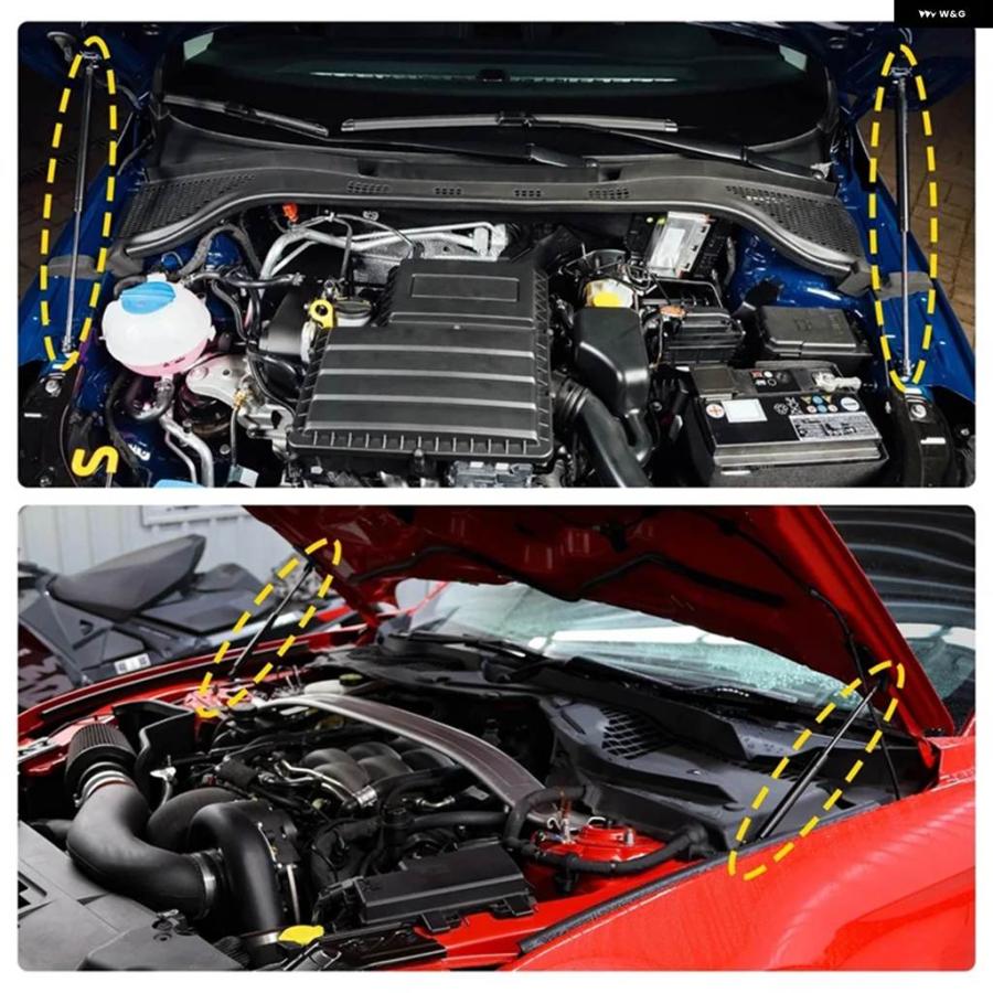 並行輸入品フロントフードリフト サポート 2個セット マツダ MX-5 ND MX5 ミアータ ロードスター 2015- 2023フロントフードリフト サポート 2個セットの画像