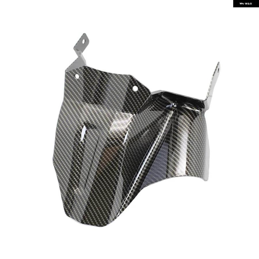 並行輸入品カーボンブラック バイク リア マッドガード フェンダー