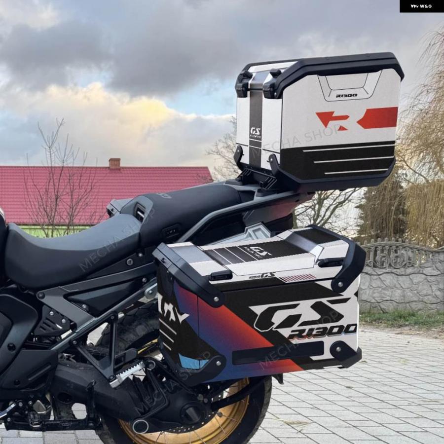 並行輸入品R1300GS ADV アドベンチャー 2025 バイク ステッカー サイド ボックス パニアケース キャリア デカール_17