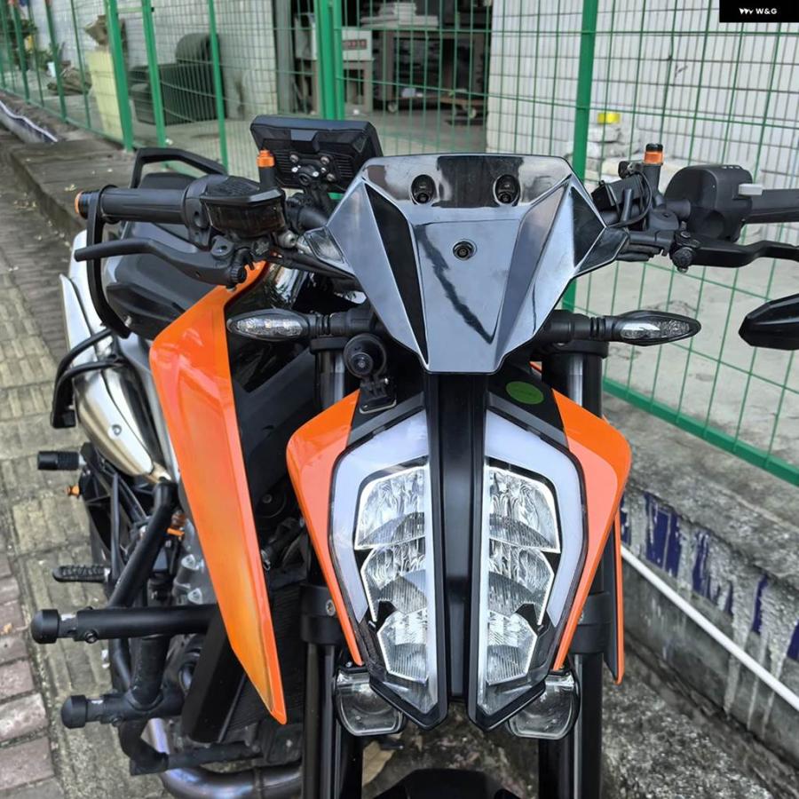 並行輸入品ウィンドシールド スポーツエア ウィンドデフレクター オートバイ フロント ウィンドシールド スクリーン 890 DUKE 2021-2022 790 DUKE 18-24