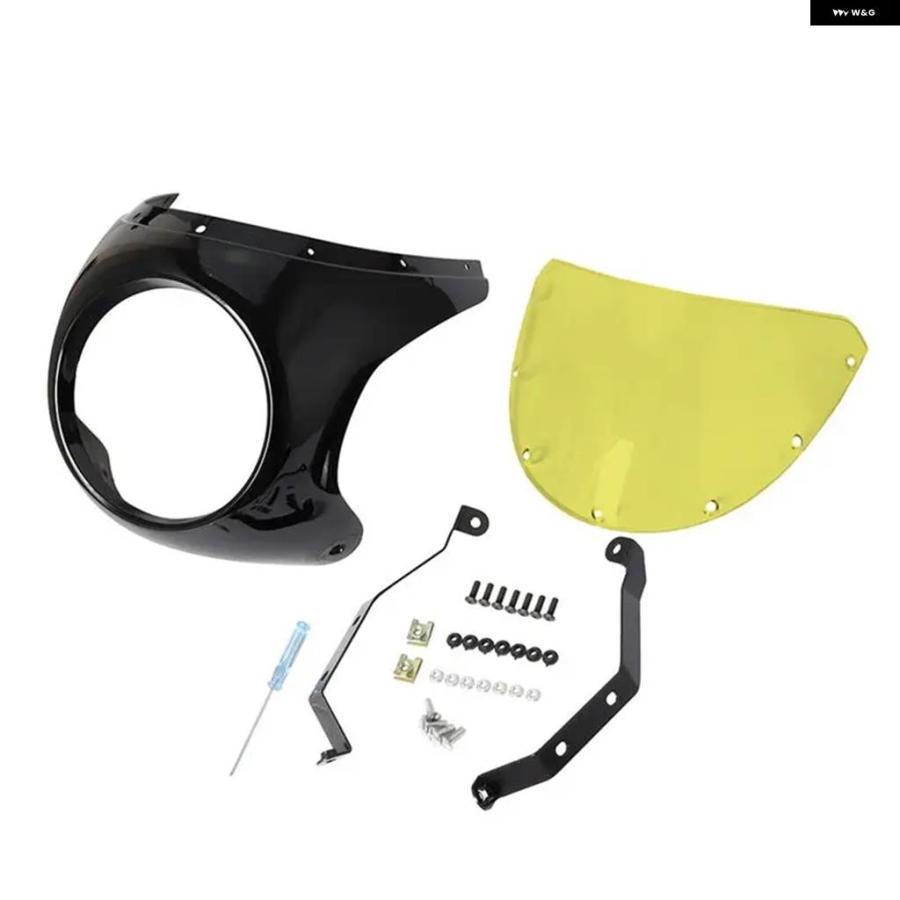 並行輸入品バイクコントラストカラーウィンドスクリーン カスタム ウィンドシールド オートバイ ウィンドシールド フェアリング プロ_2