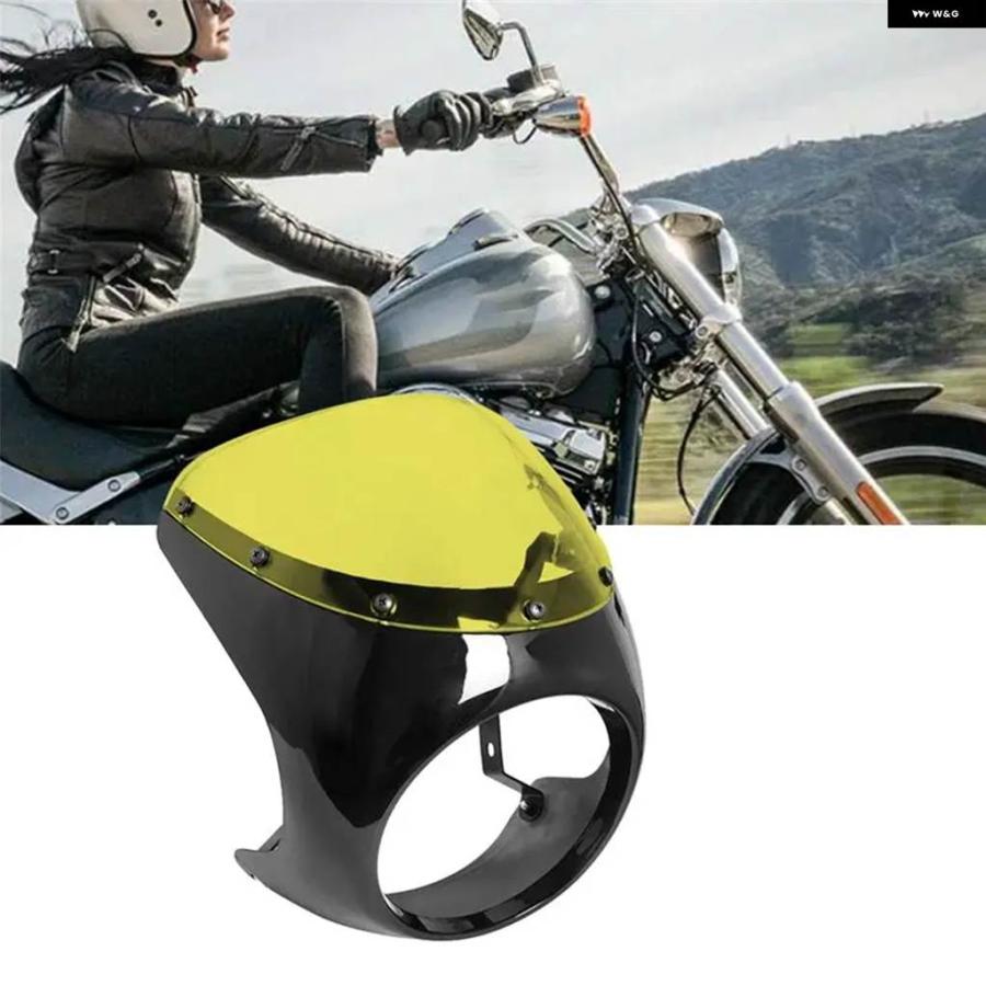 並行輸入品バイクコントラストカラーウィンドスクリーン カスタム ウィンドシールド オートバイ ウィンドシールド フェアリング プロ_5