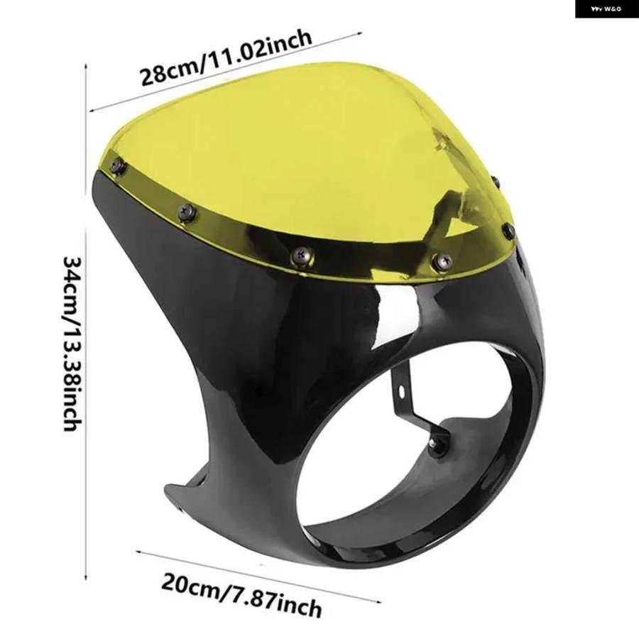 並行輸入品バイクコントラストカラーウィンドスクリーン カスタム ウィンドシールド オートバイ ウィンドシールド フェアリング プロ_6
