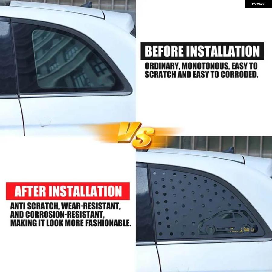 並行輸入品】フィアット 500 2007-2025 アルミ ブラック リア三角