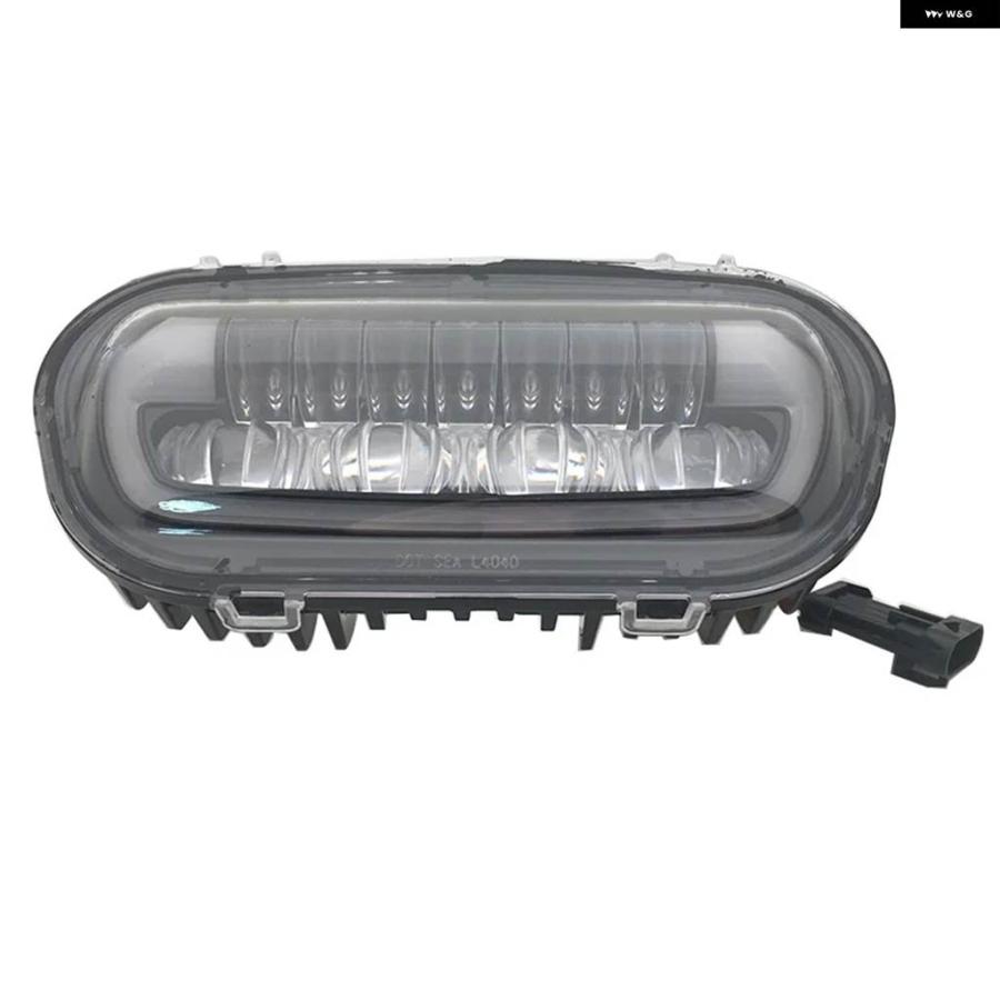 並行輸入品ファットボブ ヘッドライト オートバイ LED ハイロービーム ホワイト DRL 55W フロントドライビングランプ フ_3