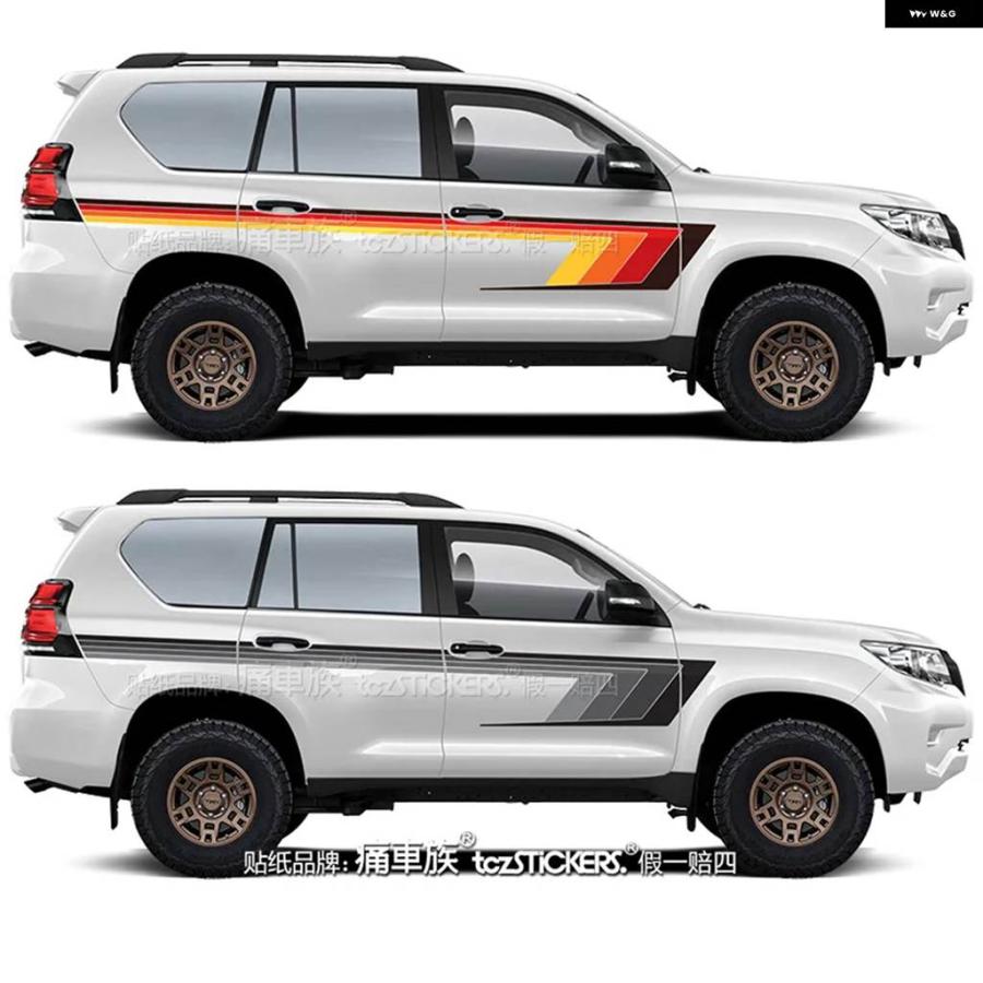 並行輸入品ステッカー トヨタ プラド LC150 外観レトロスポーツ
