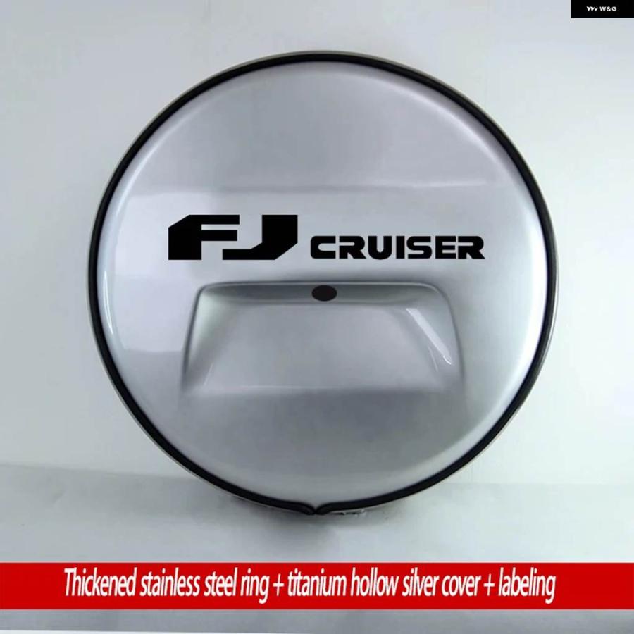 FJクルーザー 純正 セミハード スペア タイヤカバー シルバー USトヨタ純正 FJクルーザー スペアタイヤカバー（バックカメラ付車用