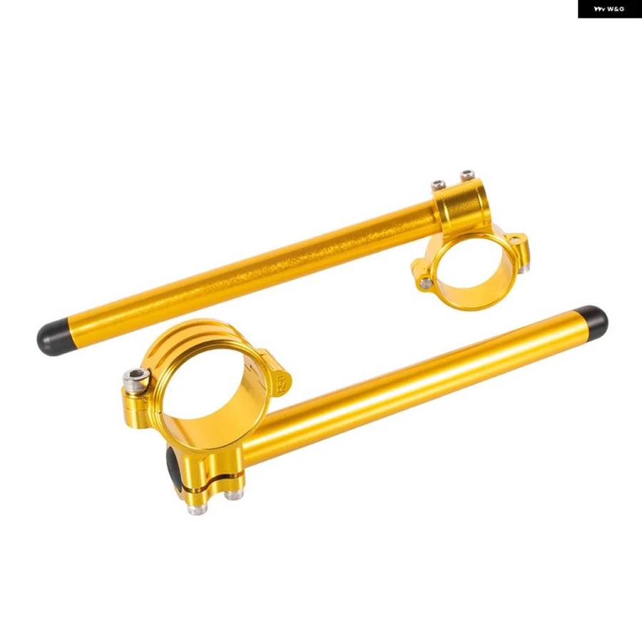並行輸入品V-ROD S1000RR 2010-2018 2ピース CNCアルミ バイク ハンドルバー 55MM クリップオン 7の画像