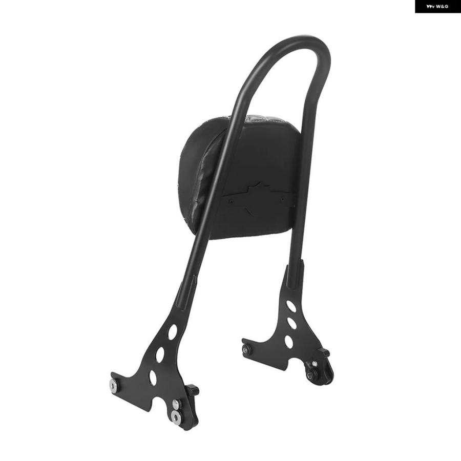 並行輸入品バイク リアパッセンジャーバックレスト パッド シーシーバー クッション ハーレー スポーツスター XL883 1200
