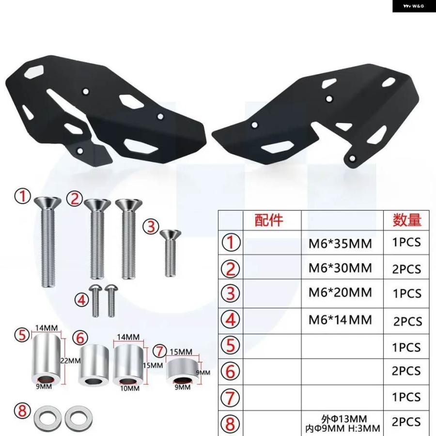 並行輸入品GS1300 BMW R1300GS アドベンチャー 2023 - 2025 サイド パネル フレーム ガード ヒールガの画像
