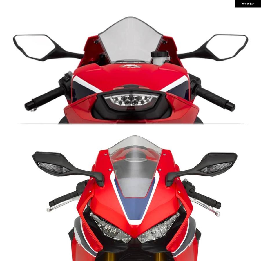 並行輸入品リアビューサイドミラー LED ウィンカー ホンダ CBR1000RR 2017-2025 2024 2018 2017の画像